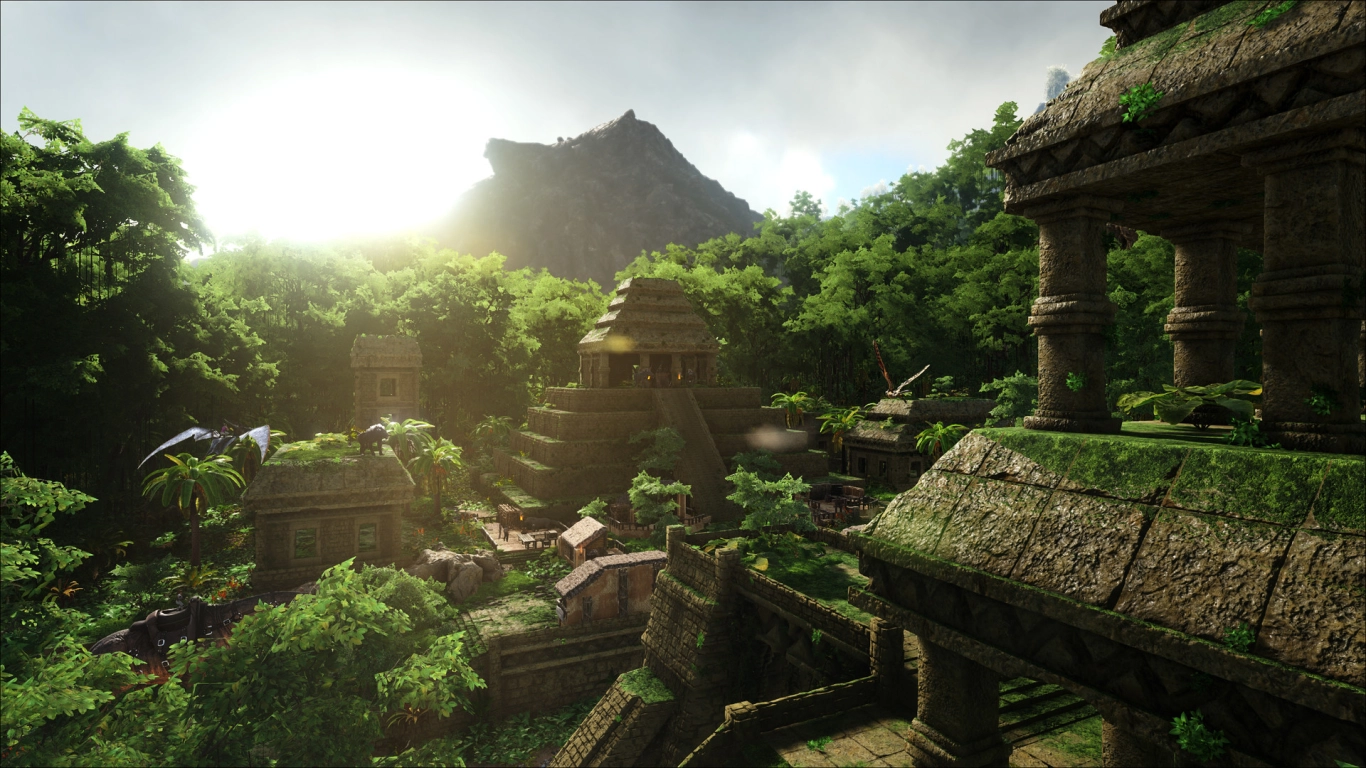 ARK Lost Island ruins Nalada – temples, statues, and hidden dungeons
