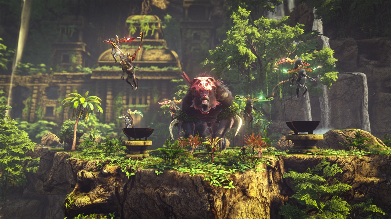 Resources on ARK Lost Island – metal, crystal, and oil in volcanic and mountain regions