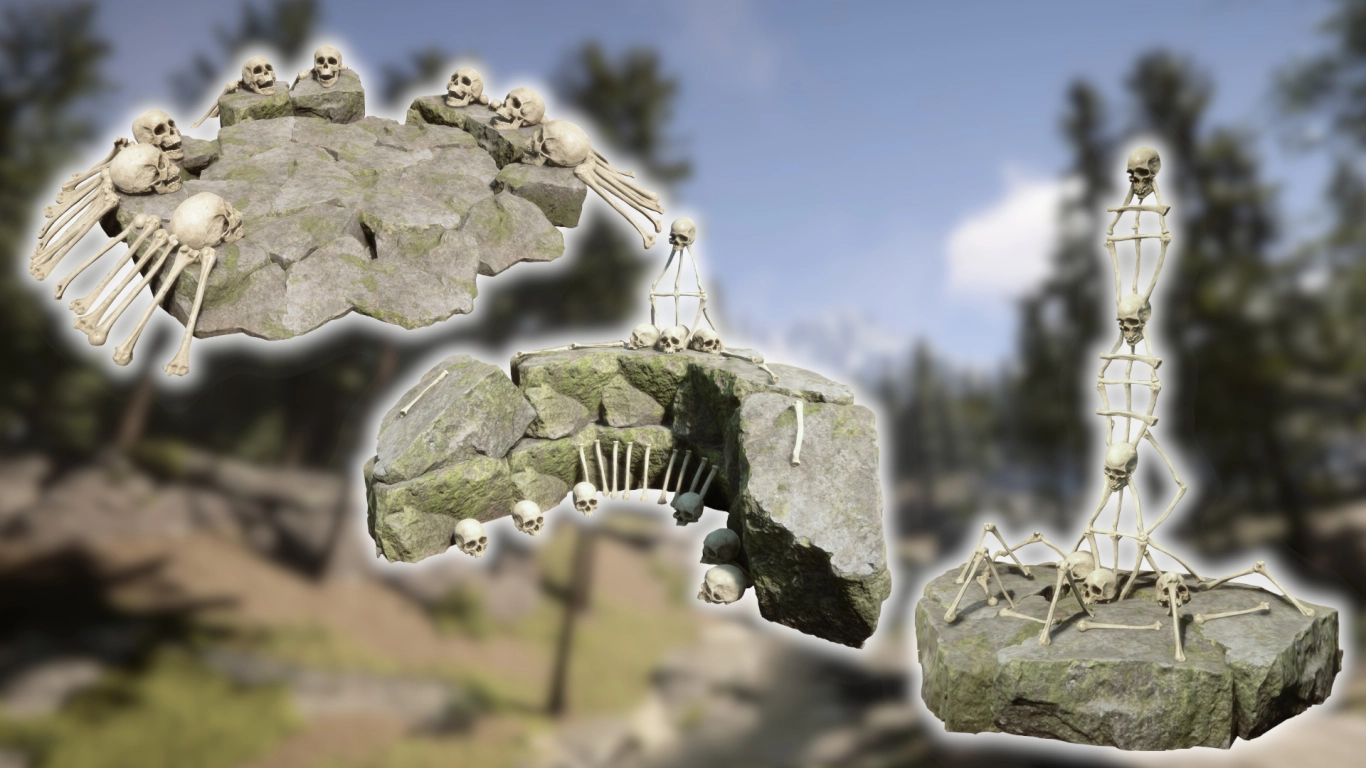 Artifact modes: Teleport, Gild, Attraction Shrine, and Defense Shrine in Sons of the Forest