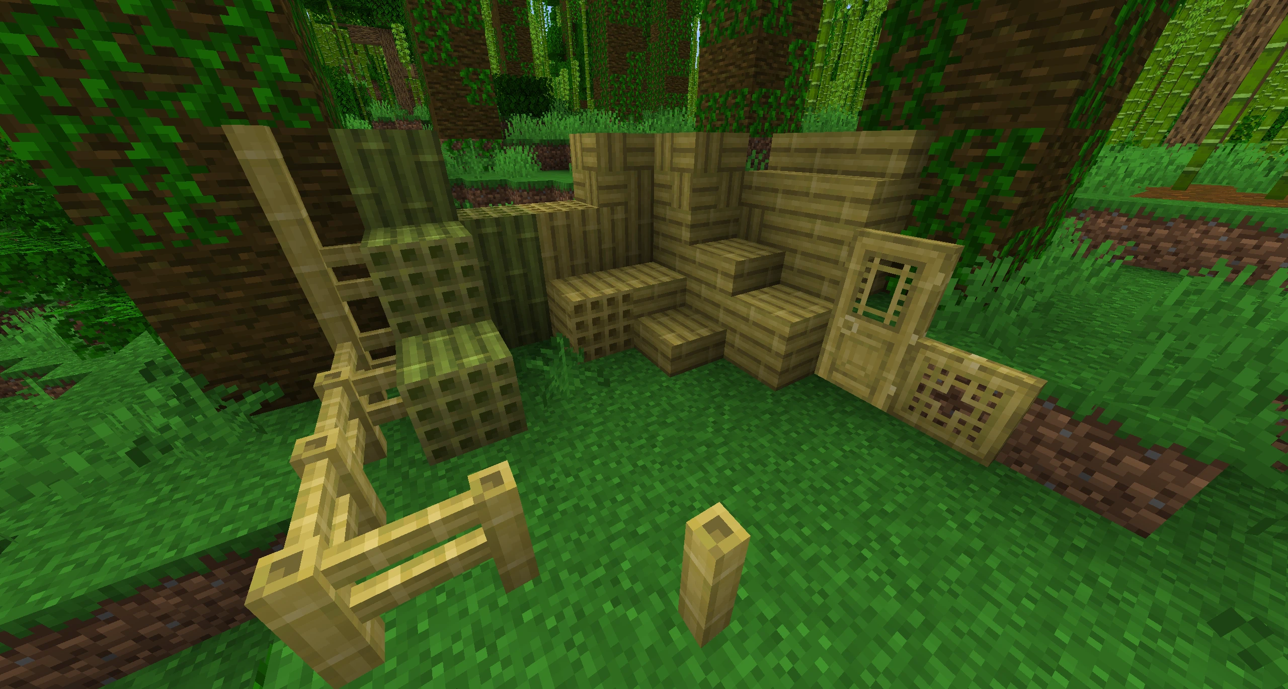 Minecraft Automatic Bamboo Farm 2
