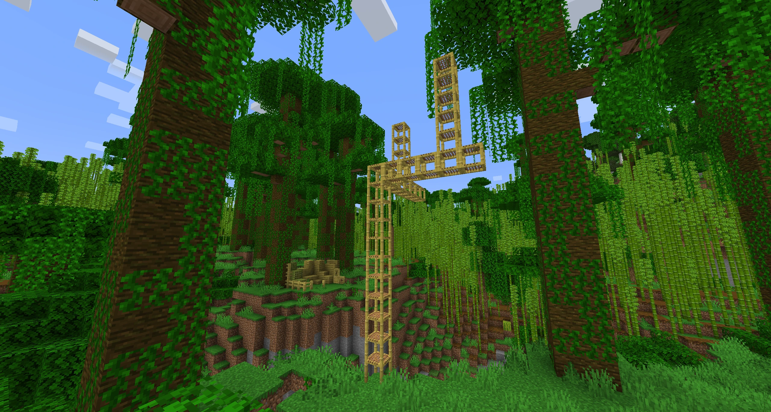 Minecraft Automatic Bamboo Farm 3