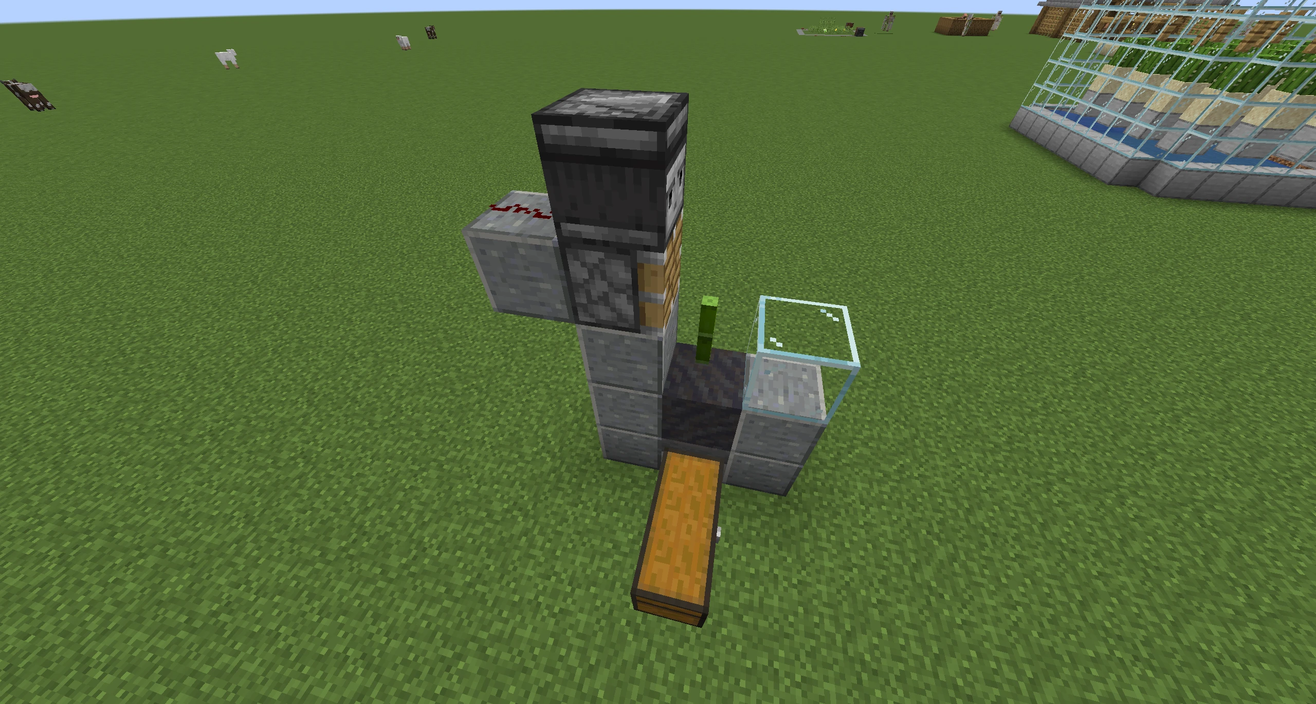 Minecraft Automatic Bamboo Farm 6