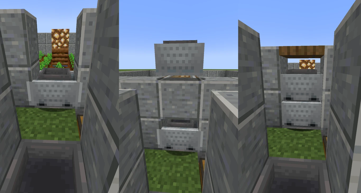 Minecraft Automatic Potato and Carrot Farm 5