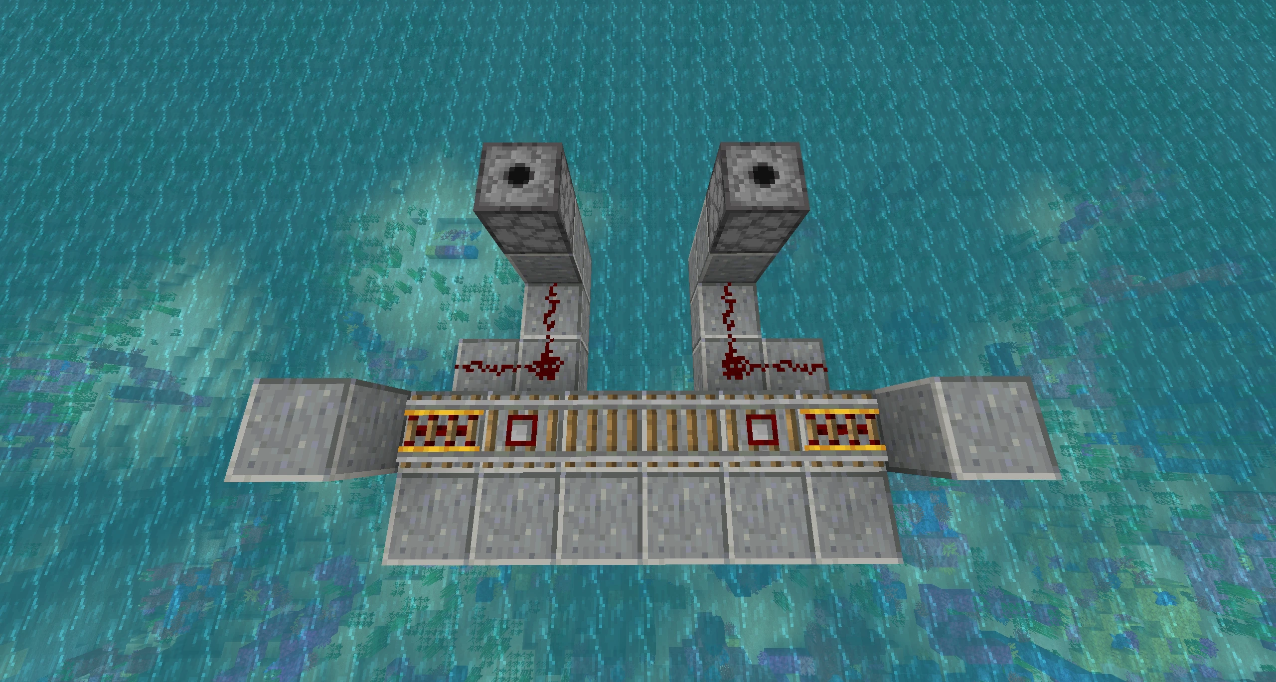 Minecraft Automatic Coral Farm 4