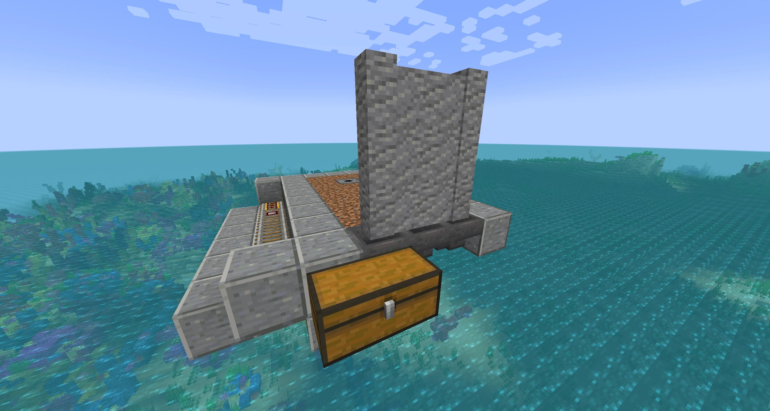 Minecraft Automatic Coral Farm 6