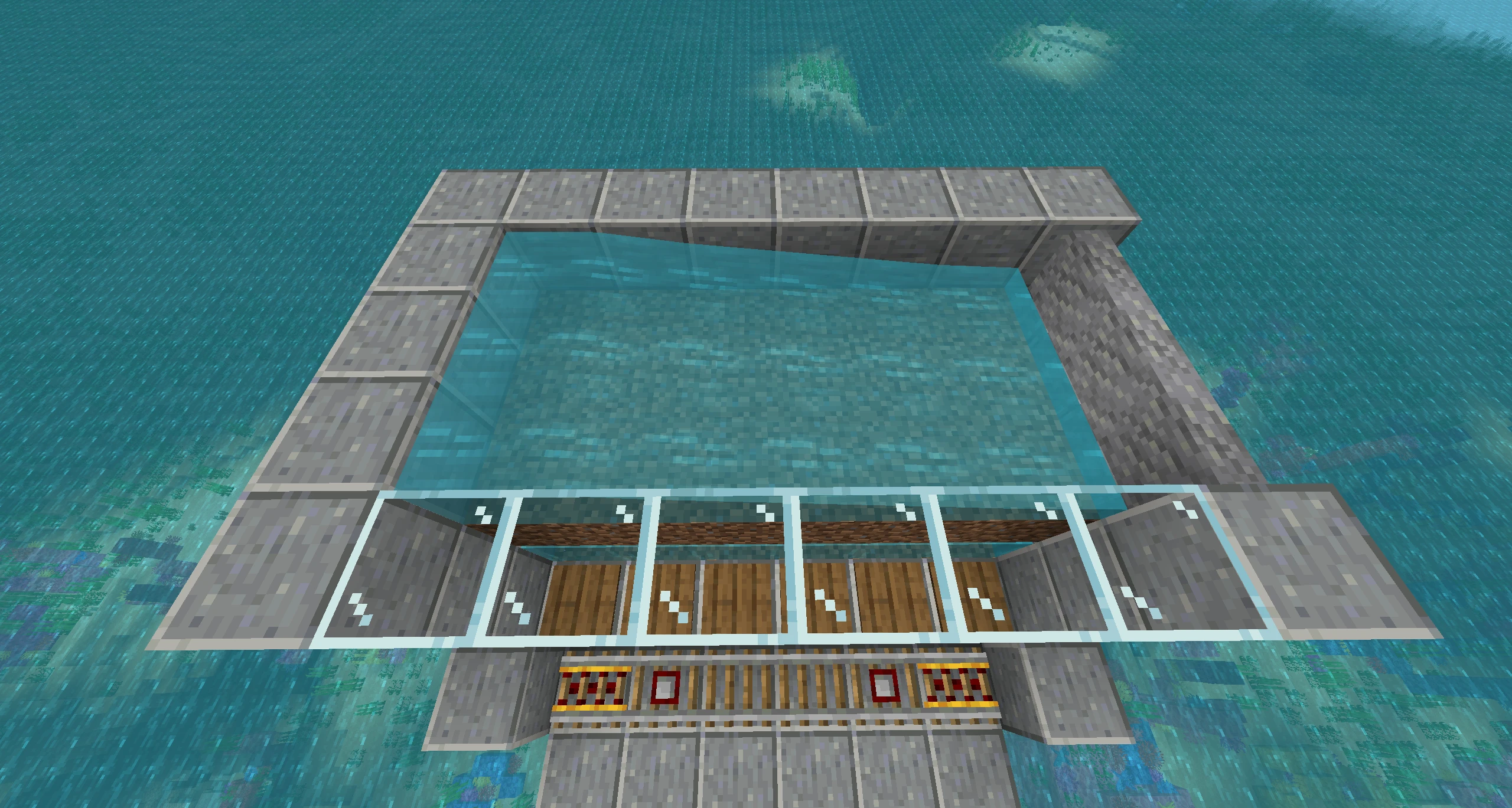 Minecraft Automatic Coral Farm 9