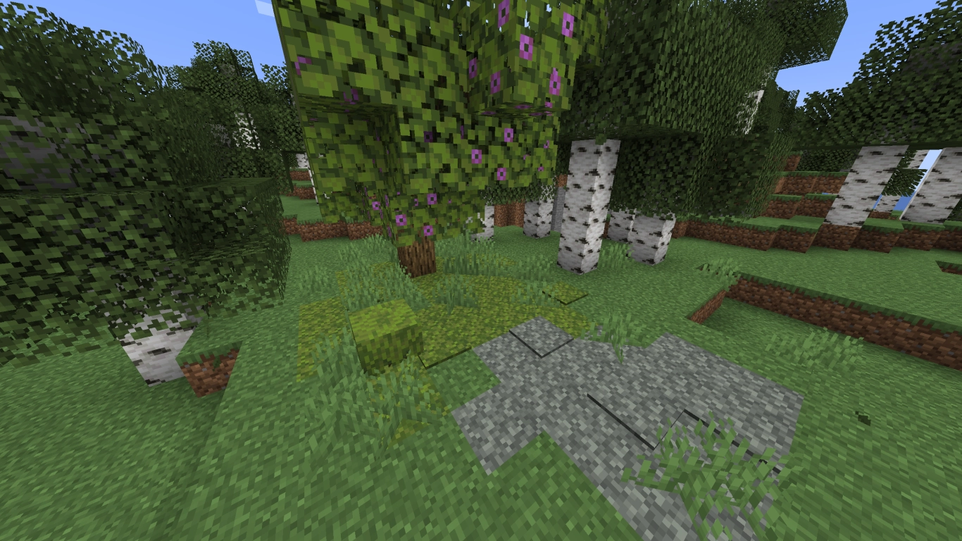 Use bone meal for moss production in Minecraft