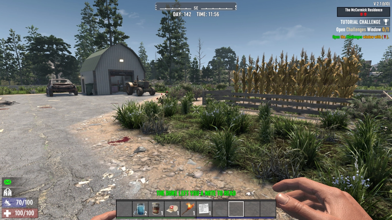 Choosing a base location in 7 Days to Die 2.0: hills, POIs, and sight lines