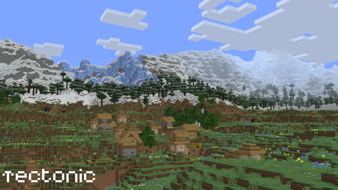 Tectonic datapack: realistic mountains, oceans, and volcanic islands in Minecraft