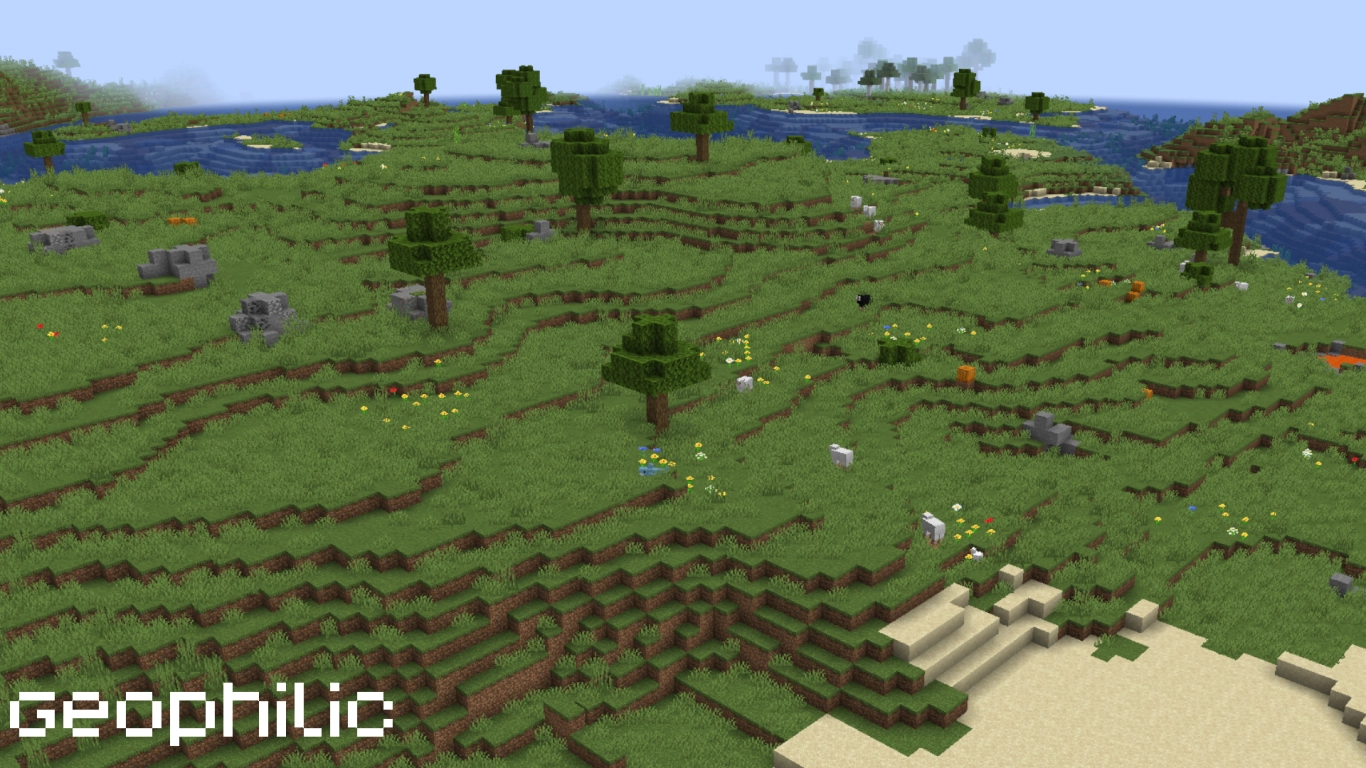 Geophilic datapack: reworked vanilla biomes in Minecraft