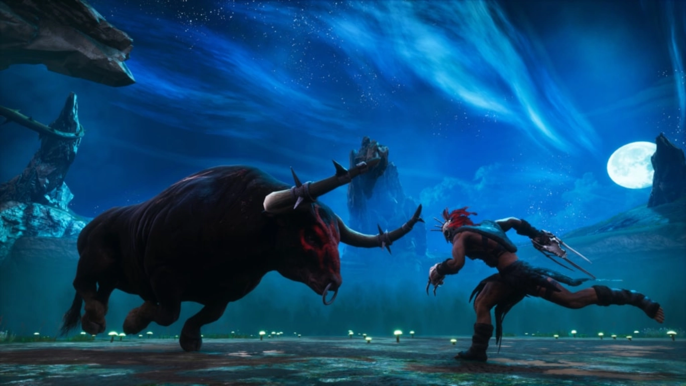 Conan Exiles Savage Frontier companions: wolves, bears, and panthers in a frontier setting