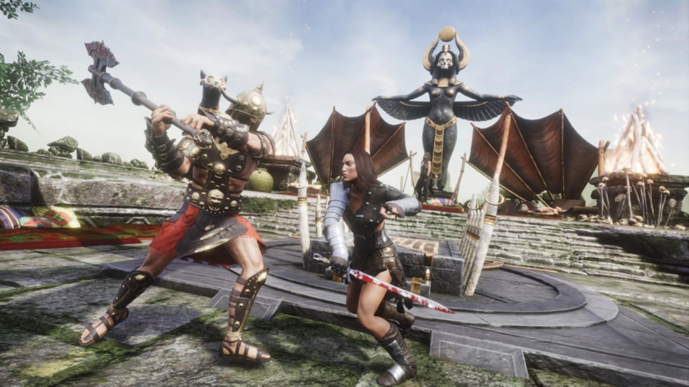 Atlantean Sword and Thulsa Doom’s sword from the Riddle of Steel DLC in Conan Exiles