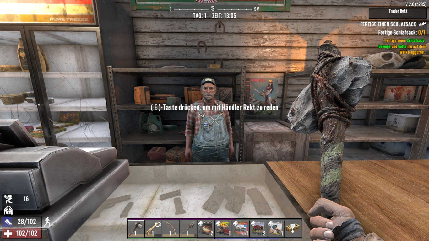 Skill points and perks in 7 Days to Die 2.0: recommendations for the start