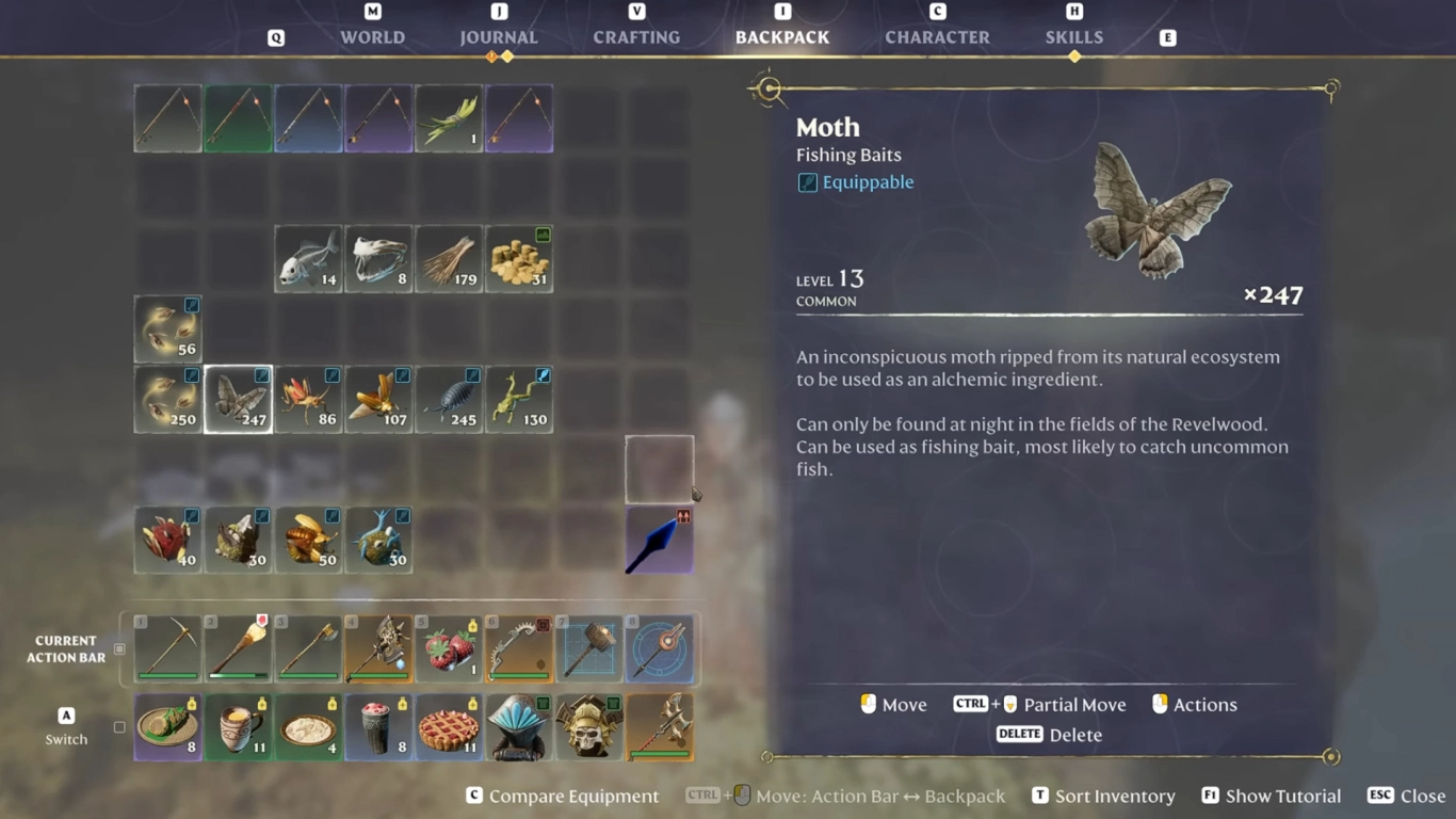 Enshrouded bait overview: natural and craftable bait