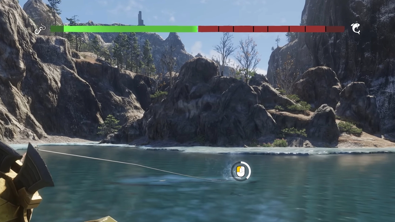 How the fishing mini‑game works in Enshrouded