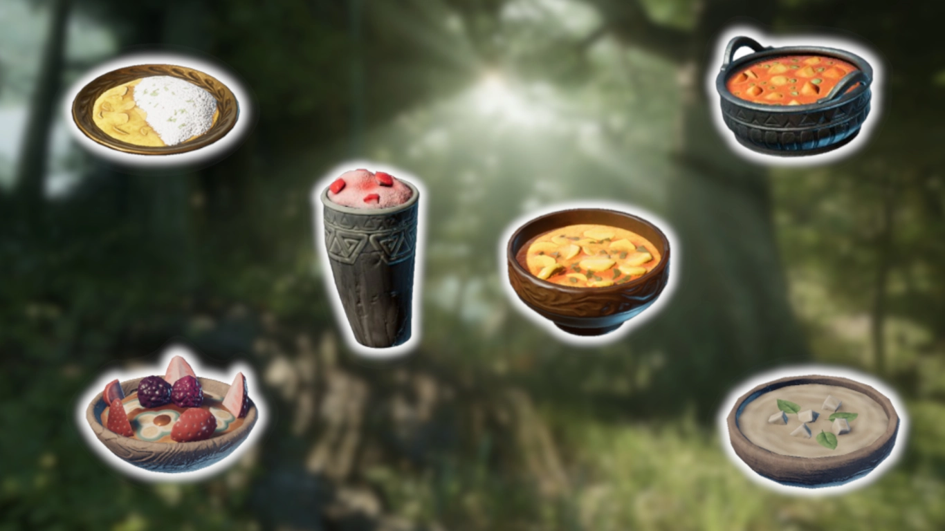 Enshrouded fishing, fish recipes, and underwater breathing buffs