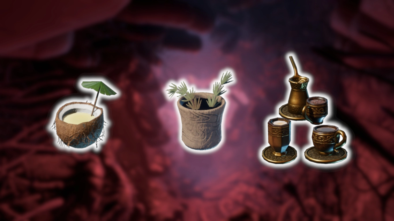 Enshrouded sweets and snacks: short regeneration and damage