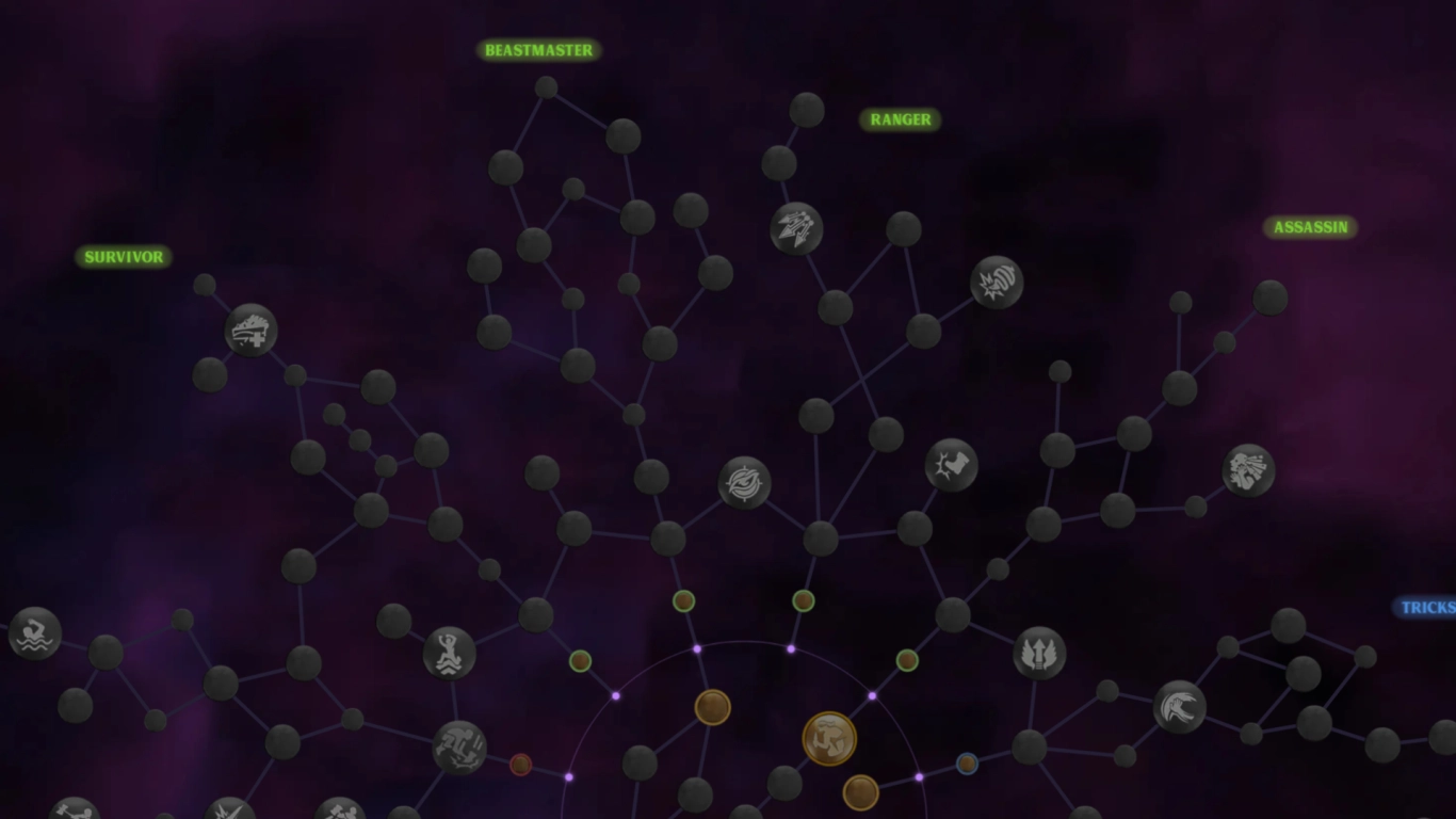 Enshrouded Ranger skills and skill tree synergies