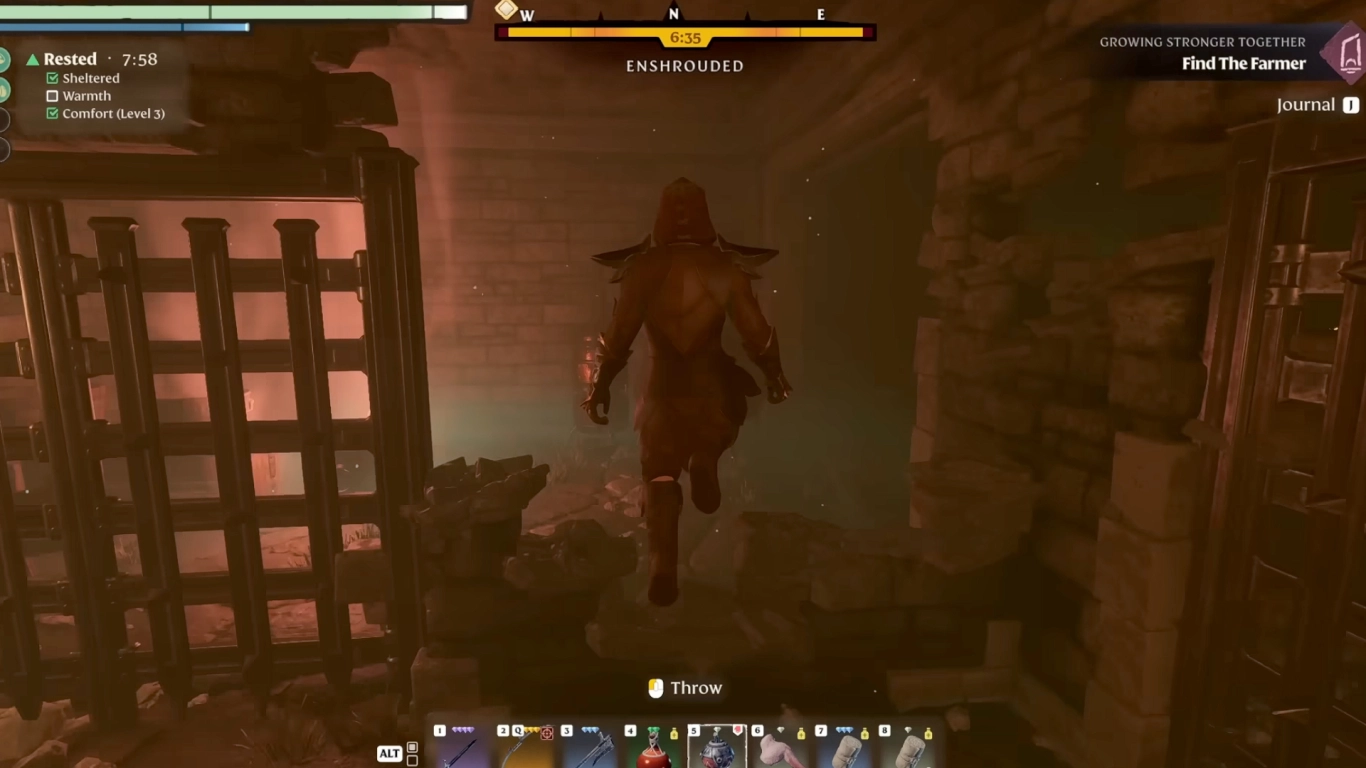 Enshrouded ruins and dungeons: alternative paths and puzzles