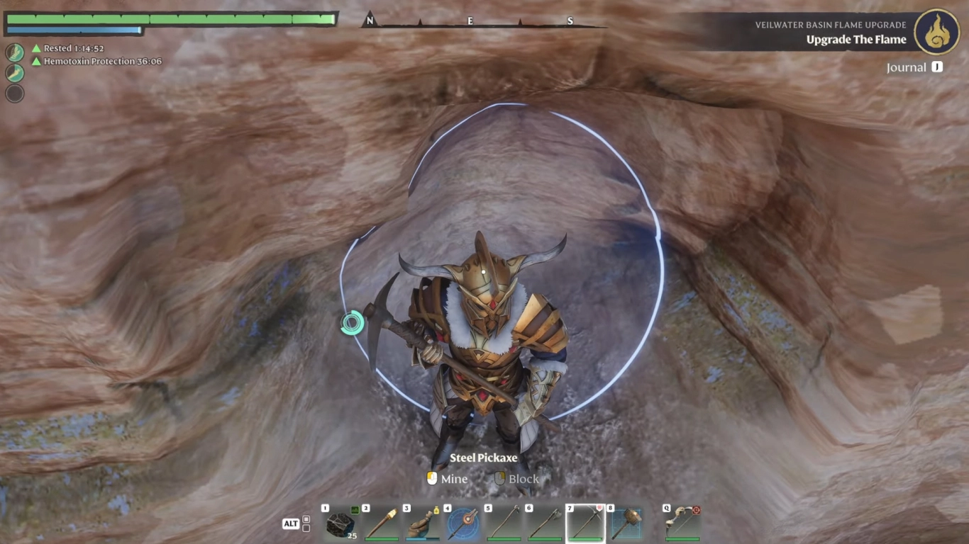 Enshrouded climbing: use the terrain to conquer steep slopes