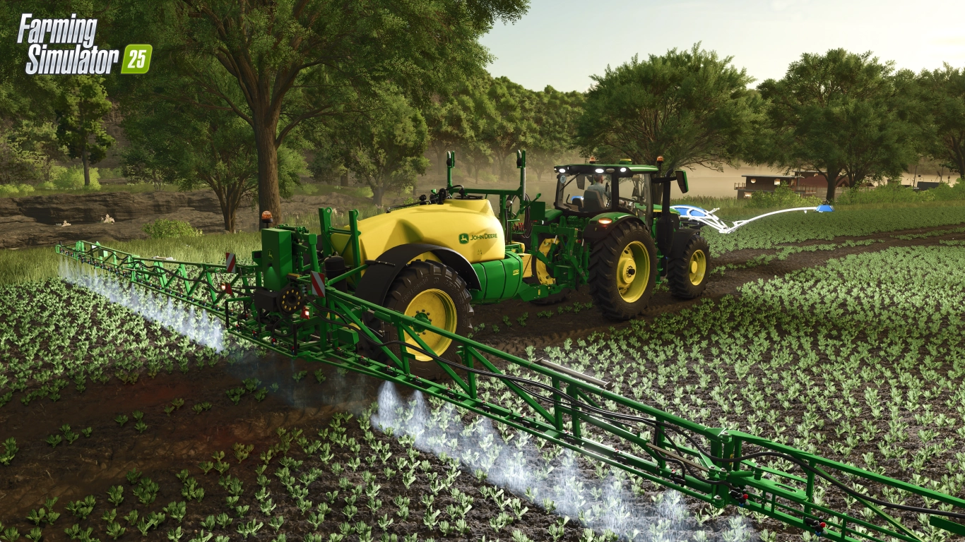 Farming Simulator 25 Patch 1.7: improved AI helpers during fieldwork