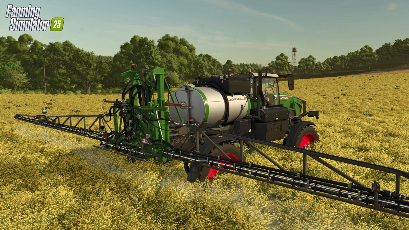 Grain silos and rail loading in the FS25 Plains & Prairies Pack
