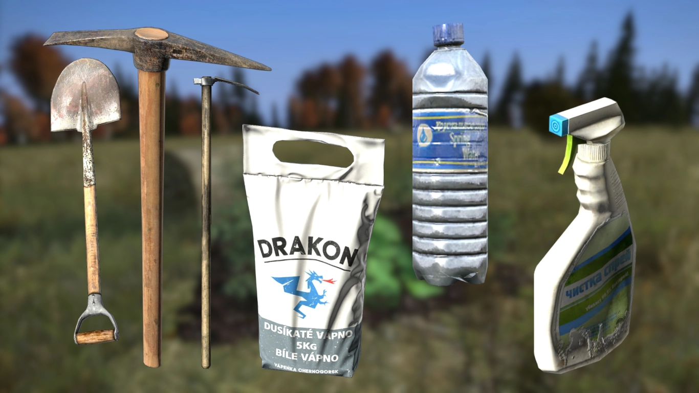 Gardening tools in DayZ