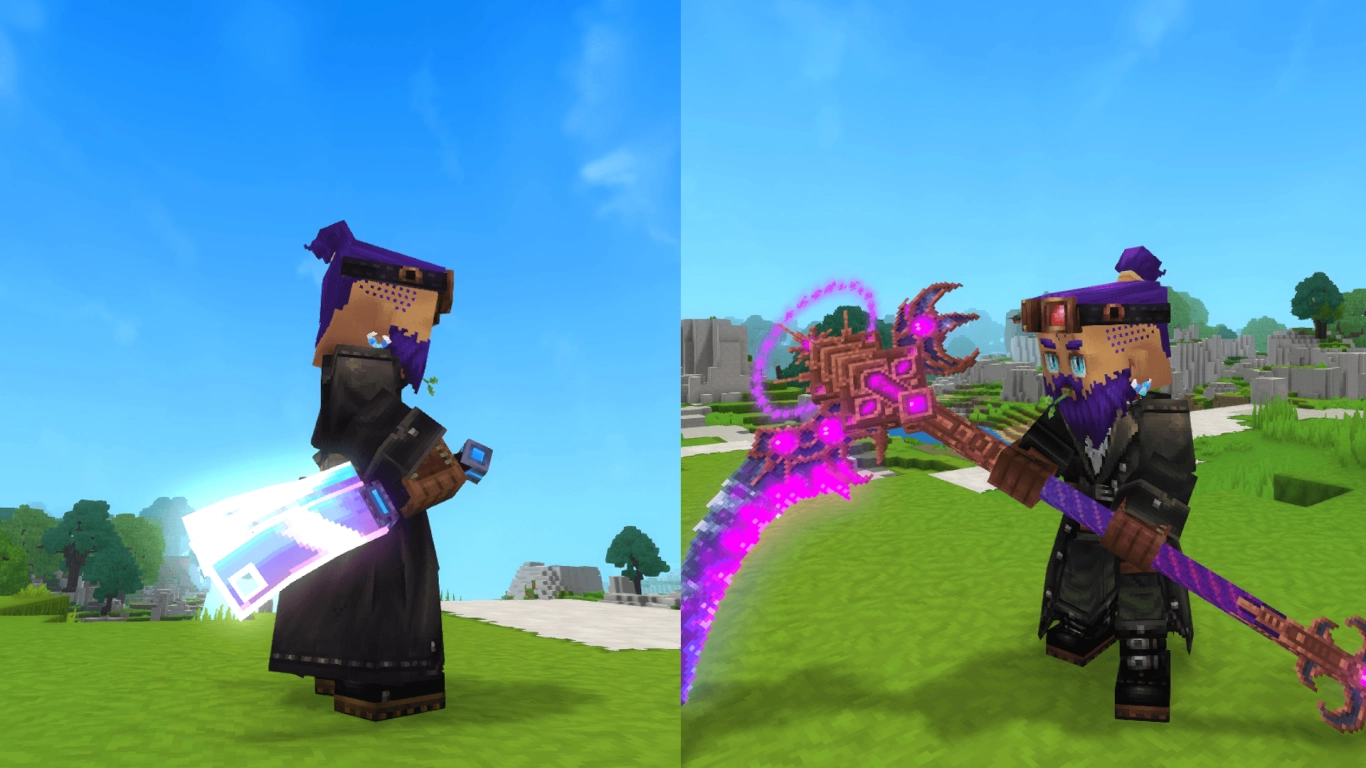 Hytale Wan's Wonder Weapons mod with rare magical weapons