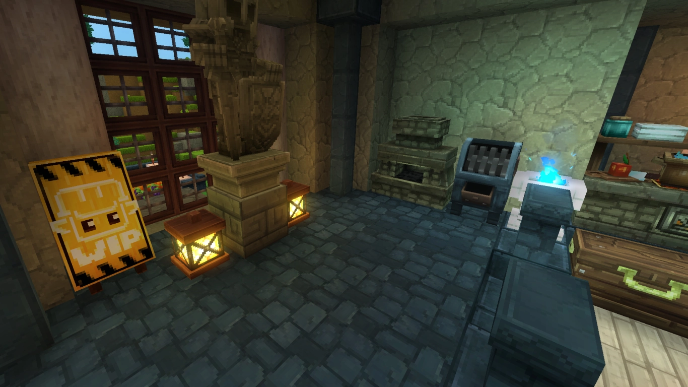 Hytale lighting with candles, braziers, and bamboo lamps