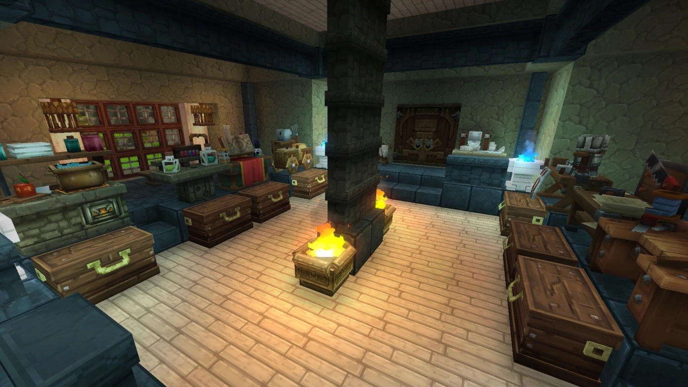 Hytale spawn temple as a safe starter base