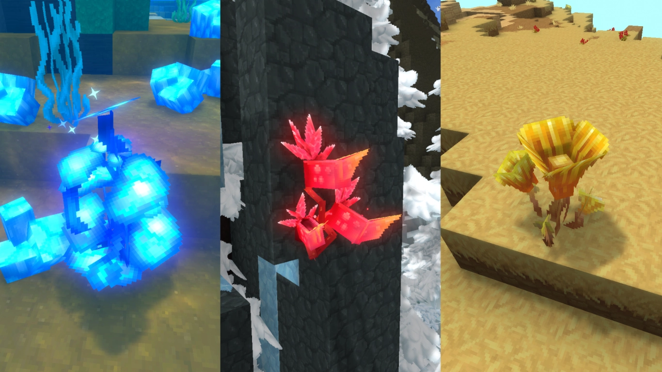 Hytale rare plants: growing Storm, Azure, and Blood