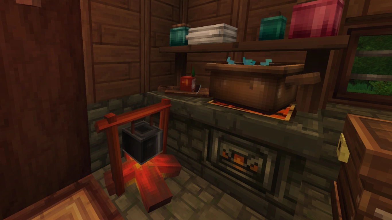 Hytale cooking at the campfire and the cooking station