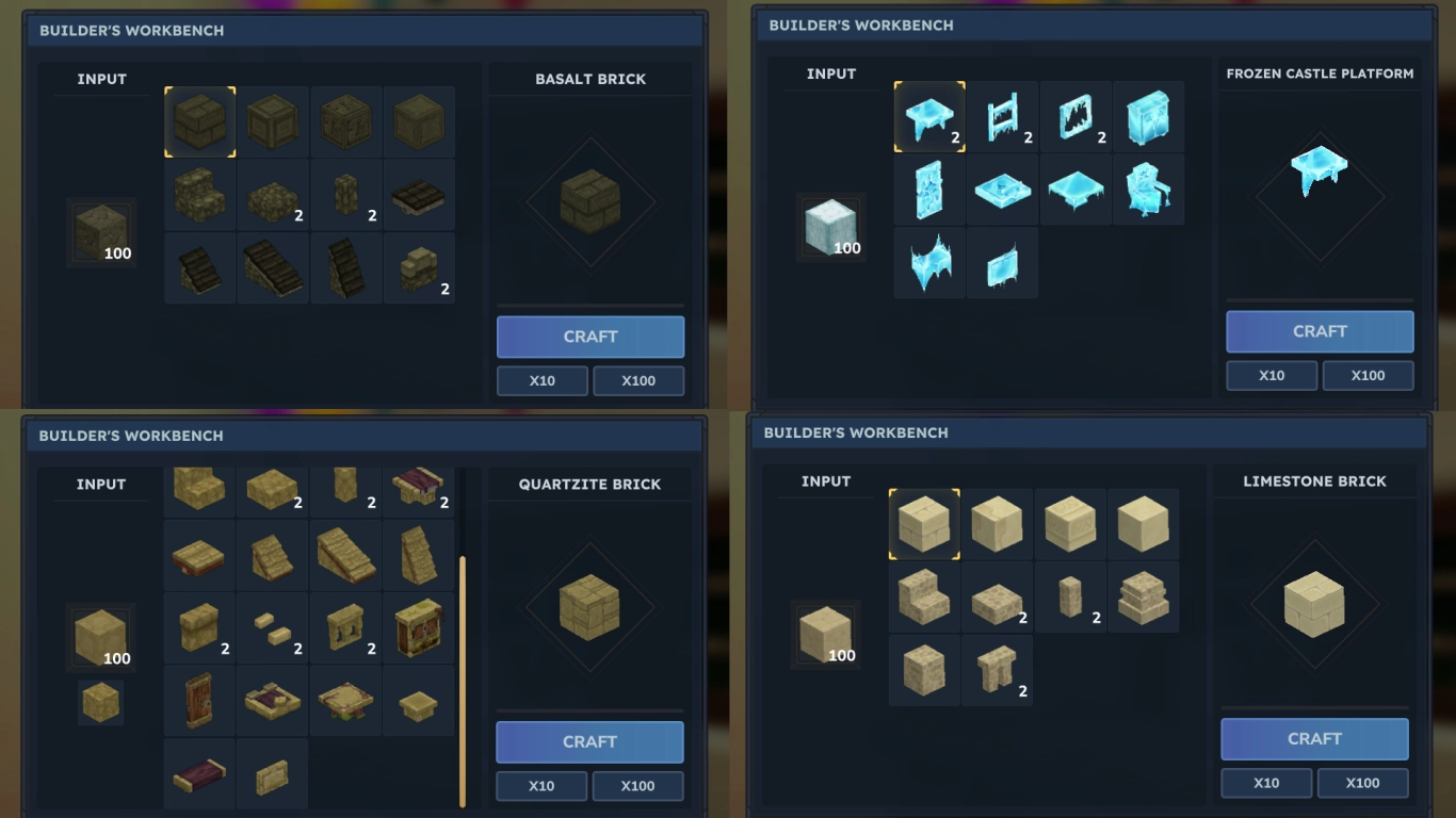 Hytale wood variants like stairs, slabs, fences, and doors