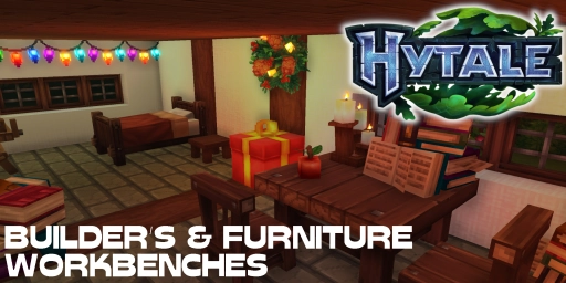Hytale Furniture & Builder's Workbench: Furniture, Blocks, Lighting