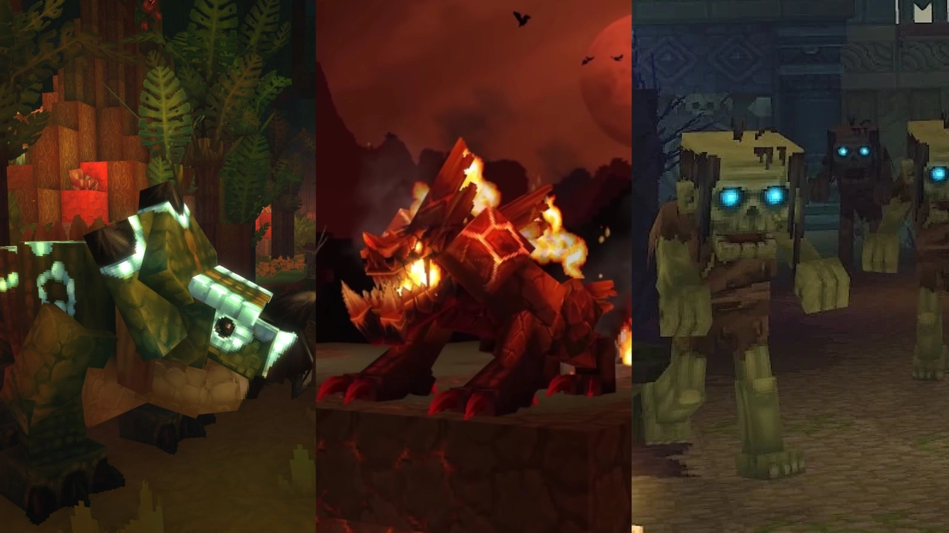 Hytale Zone 4: Fight Emberwulf, zombies, magma golems, and dinosaurs