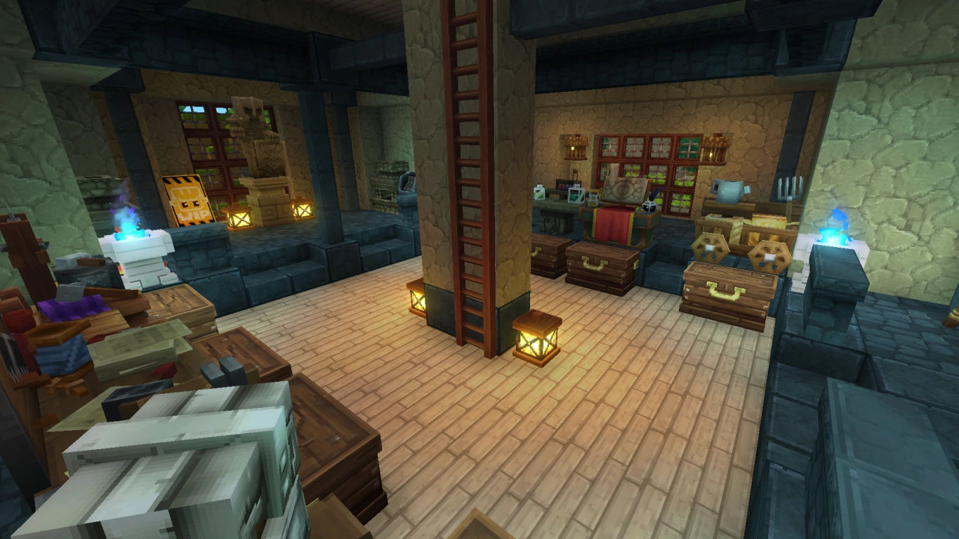 Hytale base building materials wood stone and decorative details