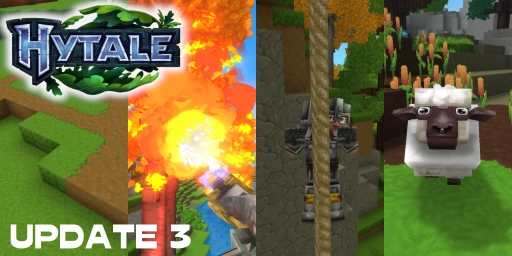 Hytale Update 3: Flamethrower, Sickle, and Animal Taming | All New Features and Tips