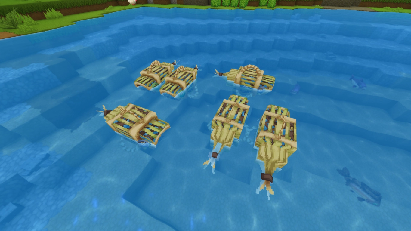 Hytale obtain salt blocks from fish traps and process them at the cooking station