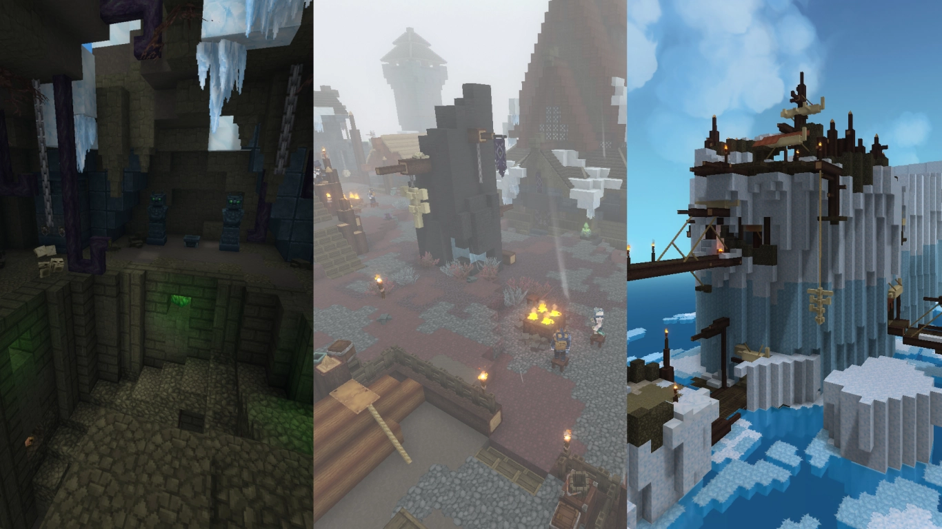 Hytale Whisperfrost Frontiers structures: Outlander villages and ritual sites