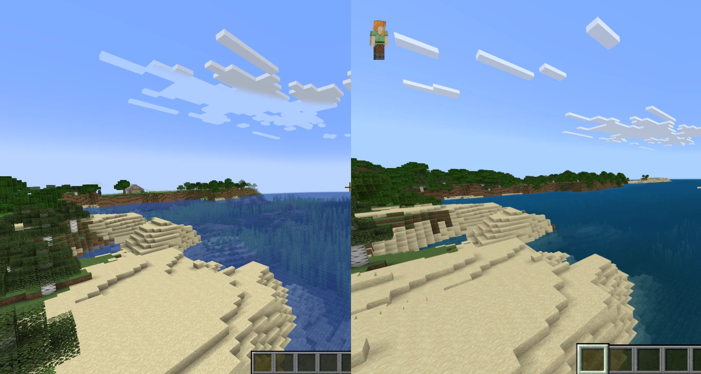 Minecraft Java or Bedrock Version 1