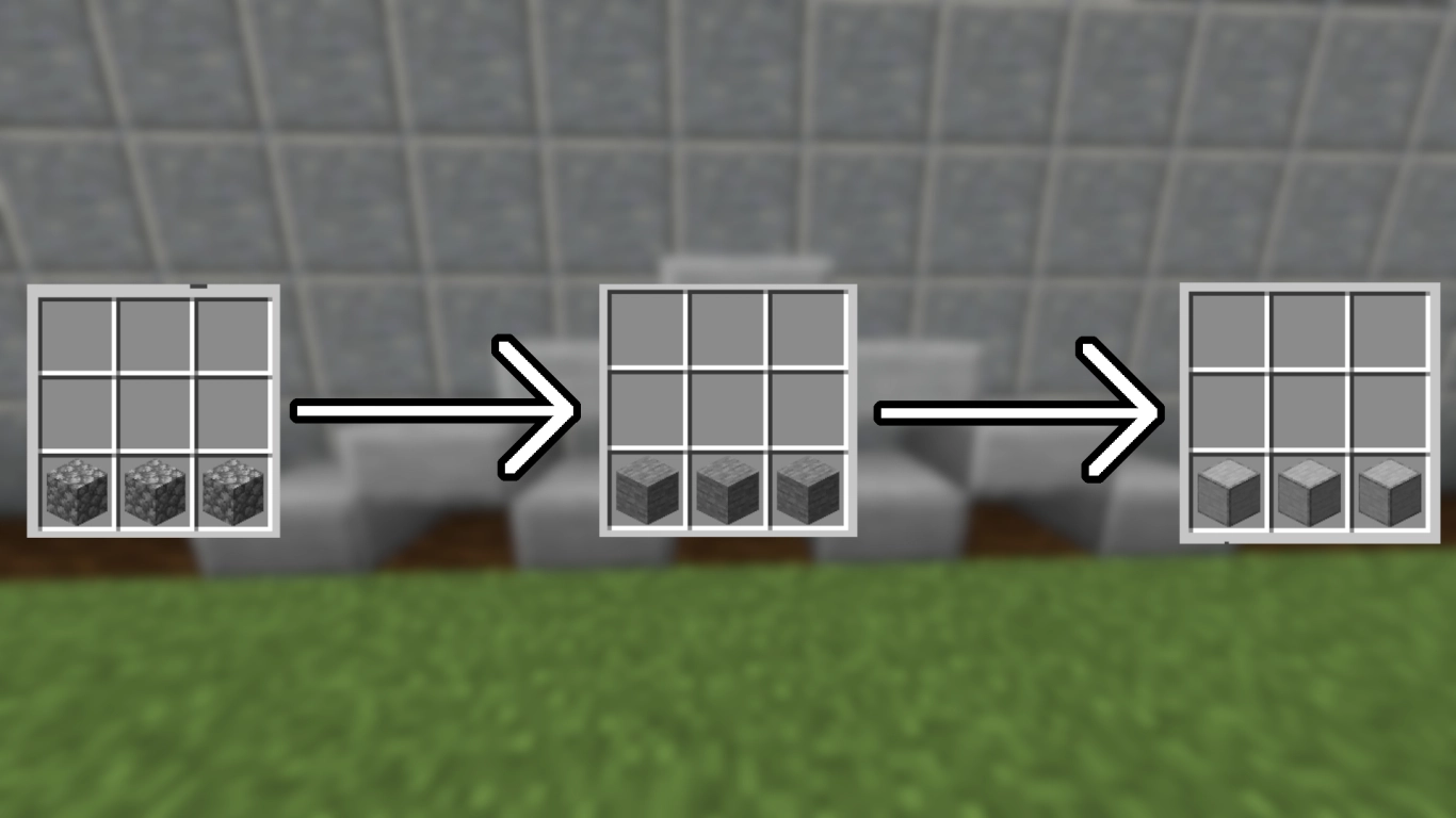 Minecraft smooth stone slab recipe and changes