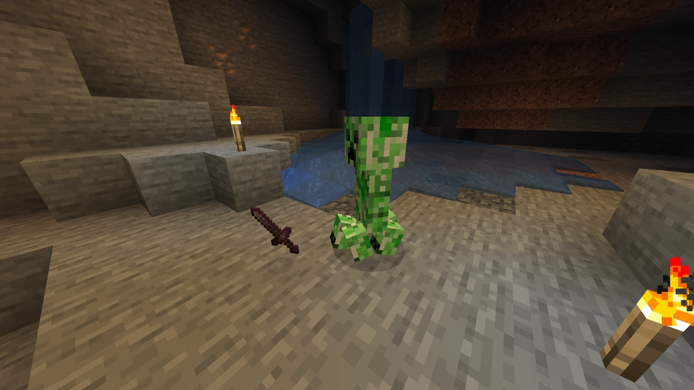 Minecraft accidentally dropping tool with Q key risk during combat