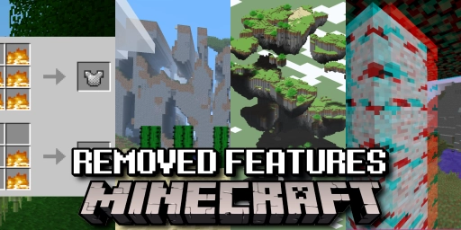 Minecraft: 10 Removed Features with Far Lands, Rubies, and Super Secret Settings