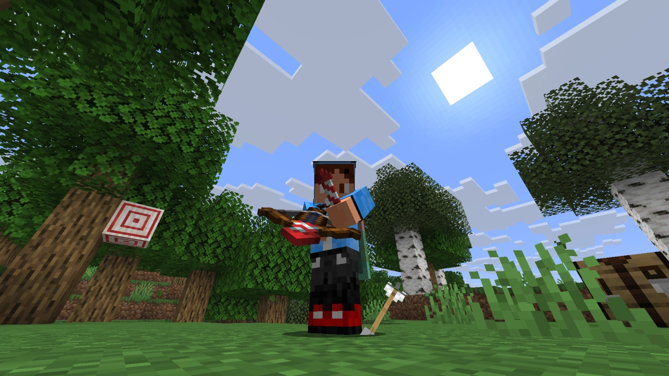 Using fireworks as crossbow ammo in Minecraft