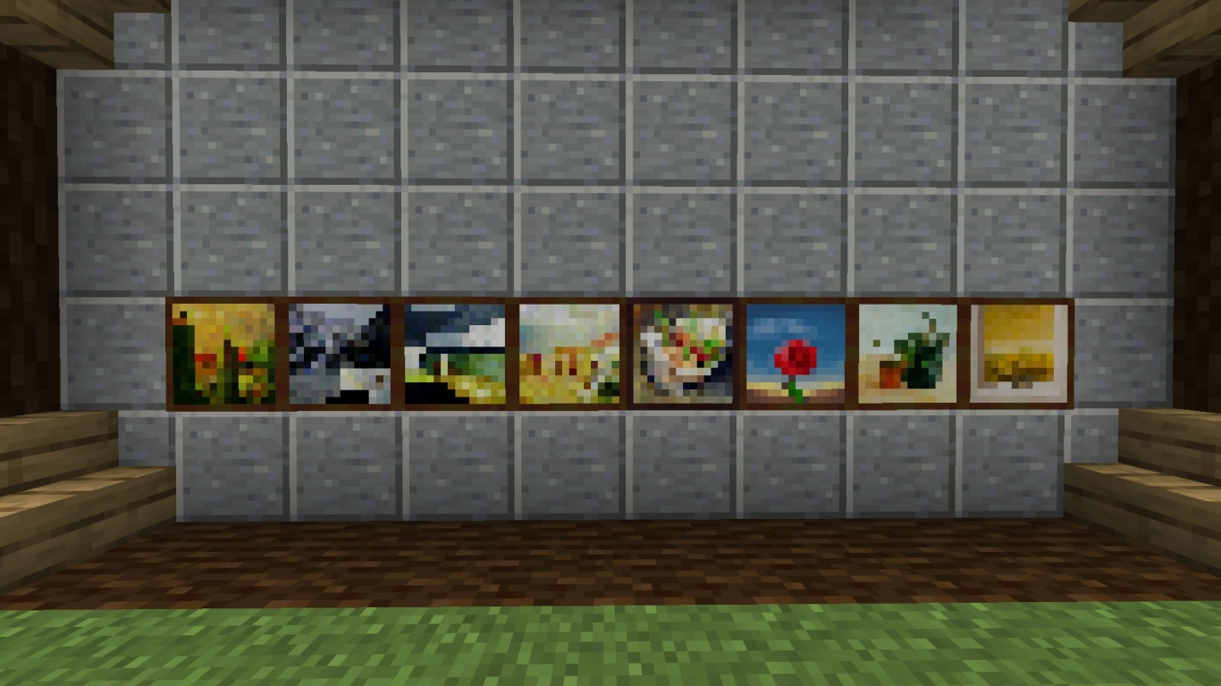 Overview: All Minecraft paintings and inspirations