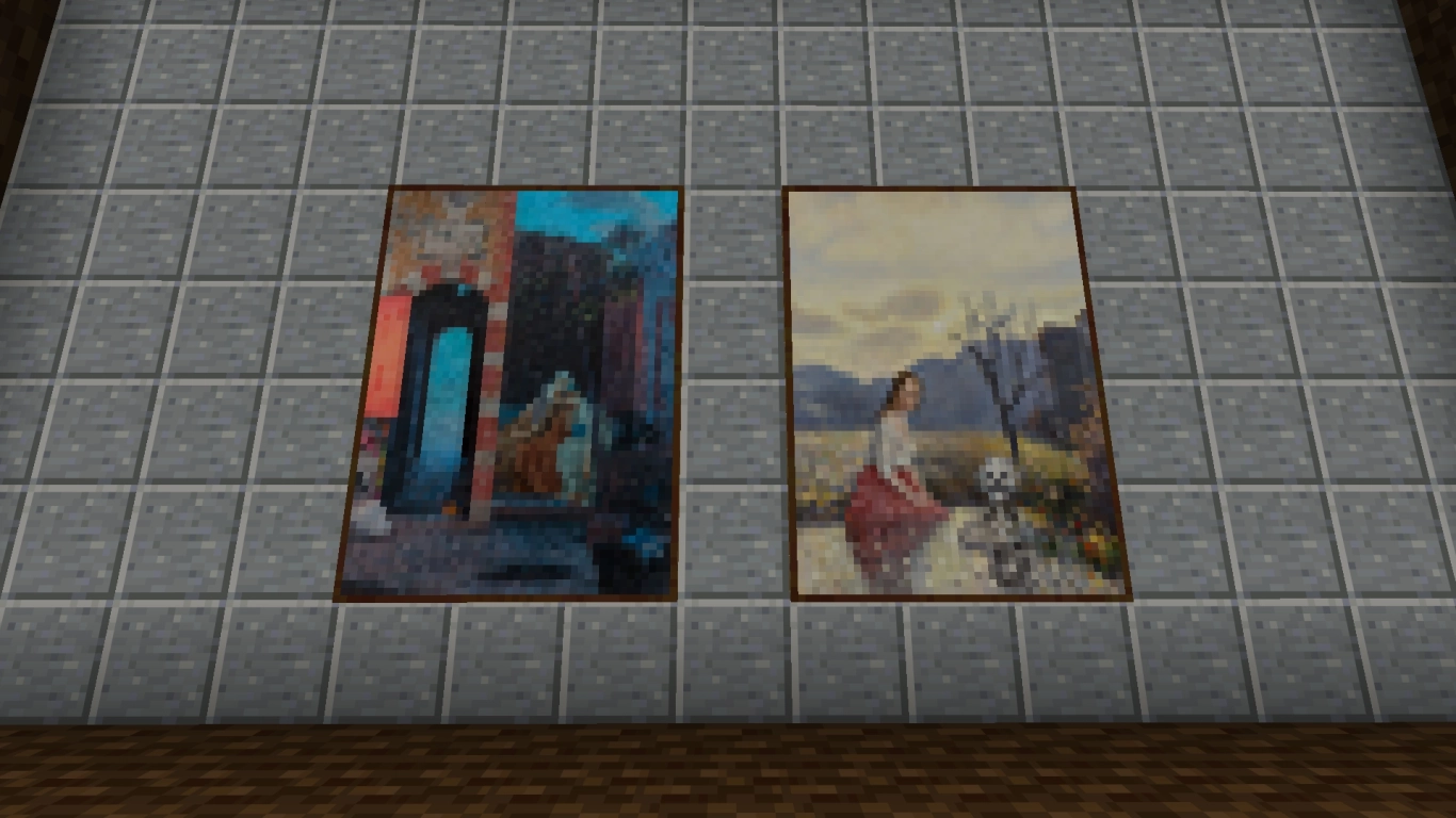3x3 Minecraft paintings list and meanings