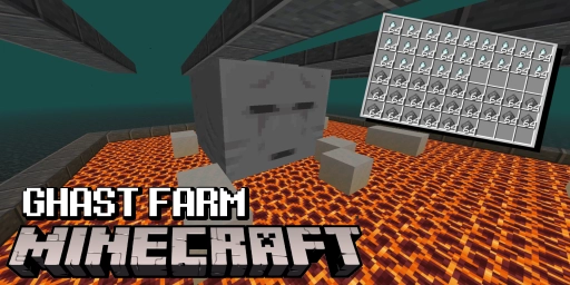Minecraft: Automatic Ghast Farm for Gunpowder and Ghast Tears