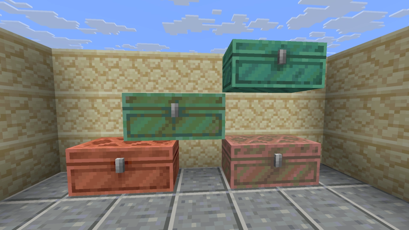 Copper Chest crafting, traits, and use in Minecraft