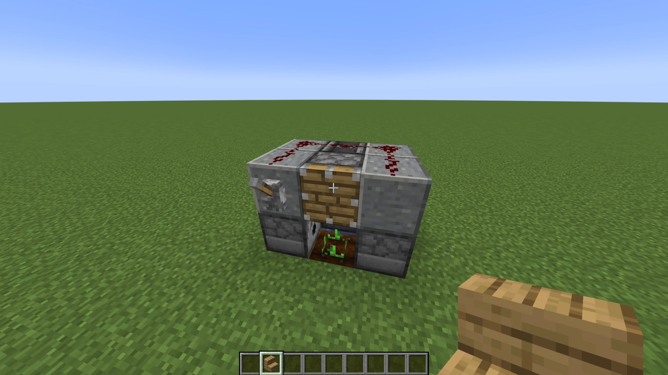 Efficient Crop Farm with Redstone