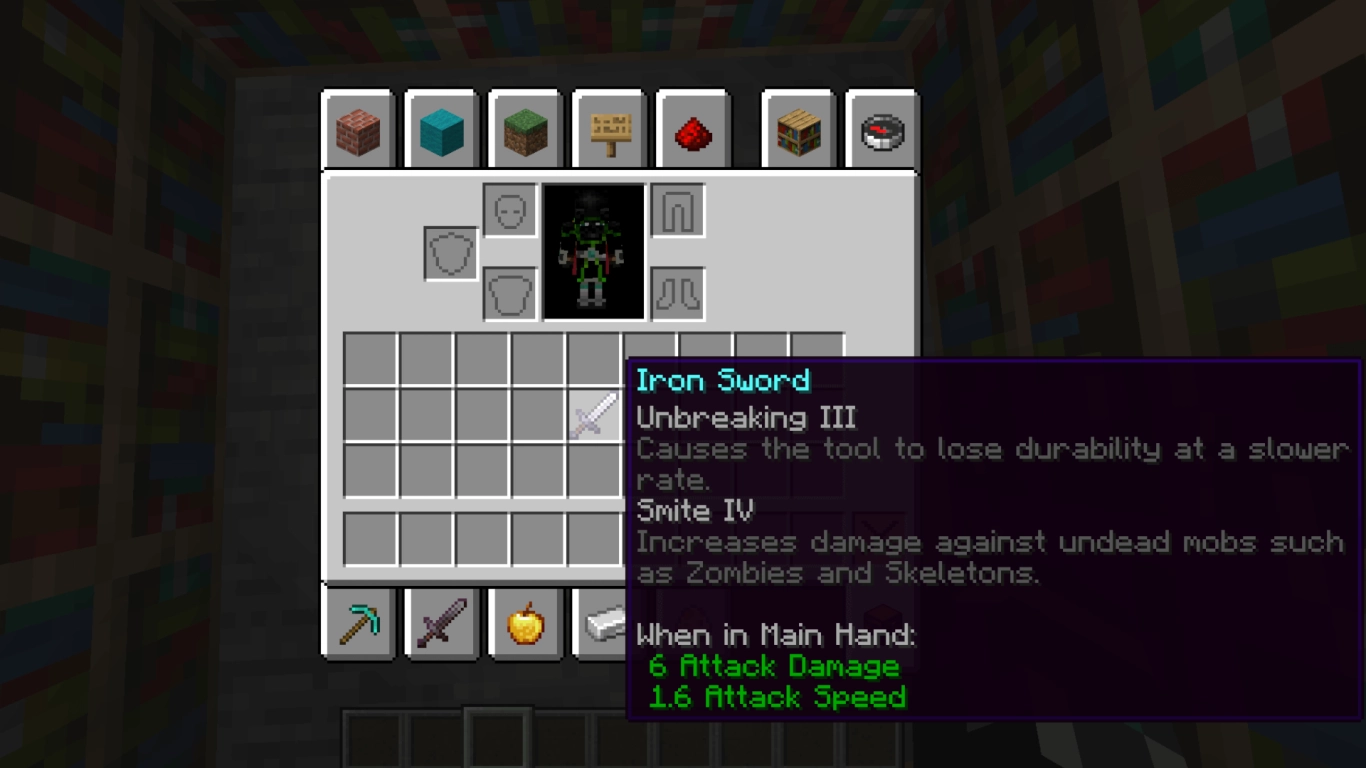Minecraft Enchantment Descriptions explains enchantments